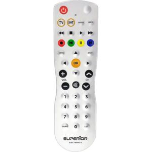 Superior Safe Afstandsbediening - Universeel, Zilver, 2 Apparaten - Code Programmeren Superior Safe Afstandsbediening - Universeel, Zilver, 2 Apparaten - Code Programmeren