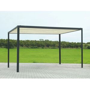 Webmarketpoint Milwaukee Pérgola de Aluminio - Toldo eléctrico, LED, 3x3x2,5m Webmarketpoint Milwaukee Pérgola de Aluminio - Toldo eléctrico, LED, 3x3x2,5m