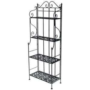 Scaffale in Metallo Bianco Jessica - 3 Ripiani - Stile Country Scaffale in Metallo Bianco Jessica - 3 Ripiani - Stile Country