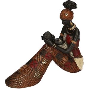 Iperbriko Afrikanische Frauen-Resinfigur - Dekoratives Kunstwerk Iperbriko Afrikanische Frauen-Resinfigur - Dekoratives Kunstwerk