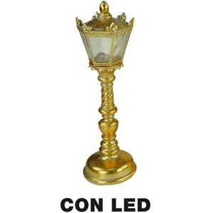 Vacchetti Resin LED Gold Lampe - 13x12,5x41,5cm Vacchetti Resin LED Gold Lampe - 13x12,5x41,5cm
