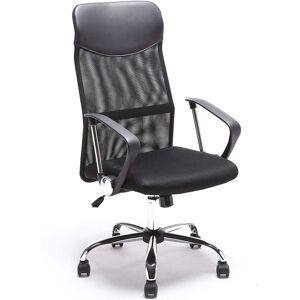 Bakaji Bureaustoel Ergonomisch Net Zwart - Bureaustoel Bakaji Bureaustoel Ergonomisch Net Zwart - Bureaustoel