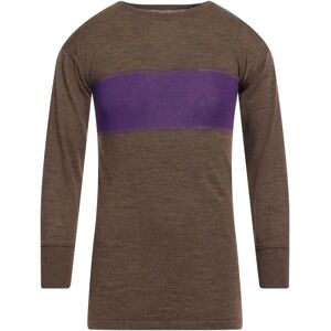 Maison Margiela Suéter Marrón - Ligero, Bicolor, Cuello redondo - Suéter Maison Margiela Suéter Marrón - Ligero, Bicolor, Cuello redondo - Suéter