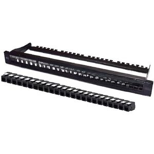 WP WPC-PAN-6AUP-24 Panneau de brassage - Panneau 24 ports Catégorie 6A Noir - Publicité WP WPC-PAN-6AUP-24 Panneau de brassage - Panneau 24 ports Catégorie 6A Noir - Publicité