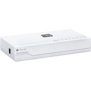 Techly I-SWHUB-080TY Przełącznik Sieciowy - 8 Portów Fast Ethernet Biały Techly I-SWHUB-080TY Przełącznik Sieciowy - 8 Portów Fast Ethernet Biały