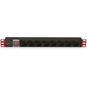 Techly I-CASE STRIP-81V Przedłużacz - 8 gniazdek, 2m kabel, rack-owy montaż Techly I-CASE STRIP-81V Przedłużacz - 8 gniazdek, 2m kabel, rack-owy montaż