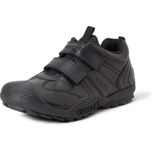 Geox Jungen J Savage Leder-Schulschuhe - Atmungsaktiv Langlebig Schwarz Geox Jungen J Savage Leder-Schulschuhe - Atmungsaktiv Langlebig Schwarz