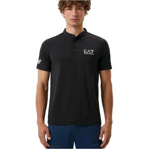 EA7 Modell 8NPT21_PJEMZ Schwarzes Polo Shirt Sport - Tennis/Padel EA7 Modell 8NPT21_PJEMZ Schwarzes Polo Shirt Sport - Tennis/Padel