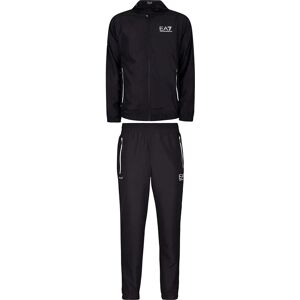 EA7 Herren Schwarz Logo Tracksuit - Casual Deportivo - Multisport EA7 Herren Schwarz Logo Tracksuit - Casual Deportivo - Multisport