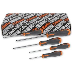 Set de Destornilladores de Cabeza Plana Beta 1204E/S5 - Serie Evox Set de Destornilladores de Cabeza Plana Beta 1204E/S5 - Serie Evox