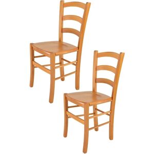 T M C S Tommychairs - Lot de 2 Chaises Venice - Bois de Hêtre - Fabriqué en Italie - Publicité T M C S Tommychairs - Lot de 2 Chaises Venice - Bois de Hêtre - Fabriqué en Italie - Publicité