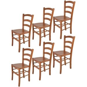 T M C S Venice Set 6 Sedie in Legno di Faggio - Tipo di Prodotto T M C S Venice Set 6 Sedie in Legno di Faggio - Tipo di Prodotto