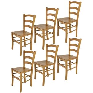 Set 6 sedie Venice in legno di faggio - Arredo cucina e sala da pranzo classico Set 6 sedie Venice in legno di faggio - Arredo cucina e sala da pranzo classico
