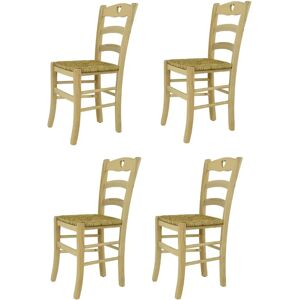 Ensemble de 2 Chaises Classiques Cuore pour Cuisine & Salle à Manger - Bois - Publicité Ensemble de 2 Chaises Classiques Cuore pour Cuisine & Salle à Manger - Bois - Publicité