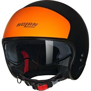 NOLAN N21 Matt Svart / Orange Jethjelm - Jet Helmet NOLAN N21 Matt Svart / Orange Jethjelm - Jet Helmet