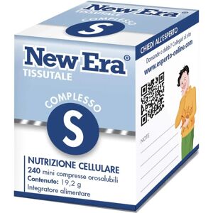 New Era Complejo Schüssler S - Pastillas Sublinguales New Era Complejo Schüssler S - Pastillas Sublinguales
