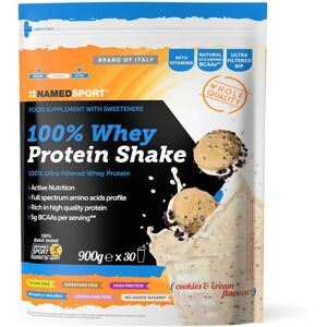NAMED SPORT - 100% Whey Protein Shake Cookies et Crème 900g - Complément protéique - Publicité NAMED SPORT - 100% Whey Protein Shake Cookies et Crème 900g - Complément protéique - Publicité