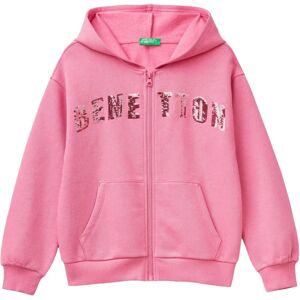 Benetton Modelo Cremallera Rosa Niños Sudadera - Sudadera Benetton Modelo Cremallera Rosa Niños Sudadera - Sudadera