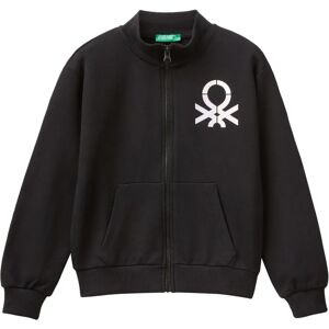 Benetton Modell - Svart Barns Sweatshirt Benetton Modell - Svart Barns Sweatshirt