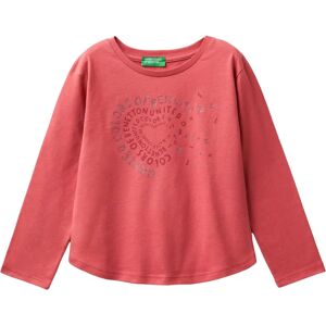 Benetton Modelo Camiseta Algodón Orgánico con Estampado de Glitter - Niños Benetton Modelo Camiseta Algodón Orgánico con Estampado de Glitter - Niños