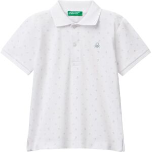 Benetton Mikro Mönstrad Bomulls-Piqué Polo - Barn Benetton Mikro Mönstrad Bomulls-Piqué Polo - Barn