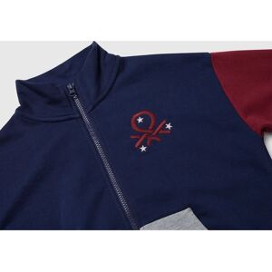Benetton Zip-up Sweatshirt Dark Blue - Kids Benetton Zip-up Sweatshirt Dark Blue - Kids