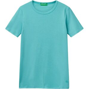 Benetton Maglietta in Cotone a Fibra Lunga - Donna Benetton Maglietta in Cotone a Fibra Lunga - Donna