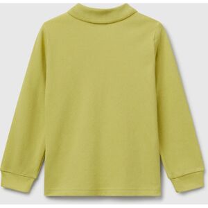 Benetton Model Long Sleeve Organic Cotton Polo Shirt - Polo shirt Benetton Model Long Sleeve Organic Cotton Polo Shirt - Polo shirt