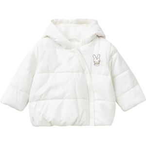 Benetton Kids Creamy White Hooded Padded Jacket - Jacket Benetton Kids Creamy White Hooded Padded Jacket - Jacket