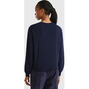 Benetton Model Relaxed Fit Merino Wool Sweater - Sweater Benetton Model Relaxed Fit Merino Wool Sweater - Sweater