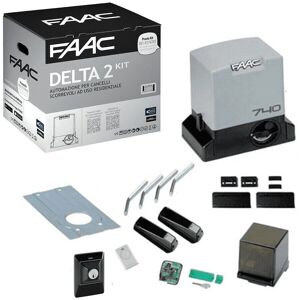 FAAC Delta 2 Kit - Automatisation Portail Coulissant 500kg - Publicité FAAC Delta 2 Kit - Automatisation Portail Coulissant 500kg - Publicité