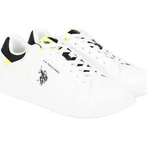 U.S. Polo Assn. Herensneakers Wit Vetersluiting - Schoenen U.S. Polo Assn. Herensneakers Wit Vetersluiting - Schoenen