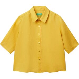 Benetton Short Linen Shirt - Shirt Benetton Short Linen Shirt - Shirt