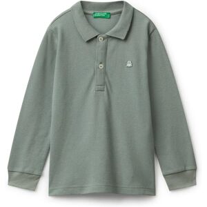 Benetton Model Light Green Organic Cotton Polo Shirt - Kids Benetton Model Light Green Organic Cotton Polo Shirt - Kids