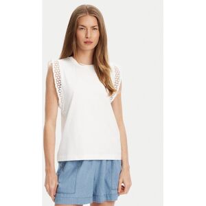 Benetton Model Macramé Sleeveless Top - Sleeveless Top Benetton Model Macramé Sleeveless Top - Sleeveless Top