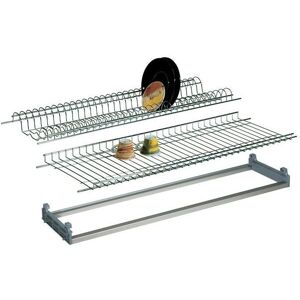 Iperbriko - Verstellbares chrom Küchenablage-Set - Küchenspülbecken-Set Iperbriko - Verstellbares chrom Küchenablage-Set - Küchenspülbecken-Set