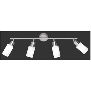 IPERBRIKO - Nickel Deckenlampe 4 Spots Modernes Lineardesign IPERBRIKO - Nickel Deckenlampe 4 Spots Modernes Lineardesign