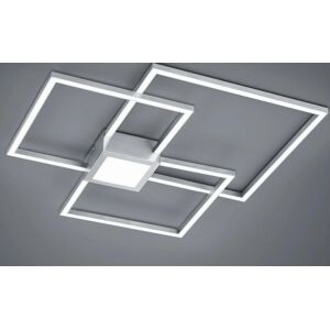 IPERBRIKO - Hydra 3 Quadrati Led 38w Nichel L65 cm Dimmerbare - Deckenleuchte IPERBRIKO - Hydra 3 Quadrati Led 38w Nichel L65 cm Dimmerbare - Deckenleuchte