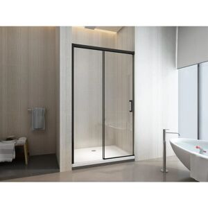 LANERI Porta Doccia Nero Opaco 8mm Soft Close - Tipo di doccia LANERI Porta Doccia Nero Opaco 8mm Soft Close - Tipo di doccia