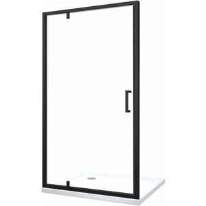 Giorgy 96-99cm Schwarzes Mattschwarz Reversible Duschabtrennung Giorgy 96-99cm Schwarzes Mattschwarz Reversible Duschabtrennung