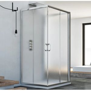 Idralite Junior Trio 80x100x80 cm rectangular - Mampara de ducha Idralite Junior Trio 80x100x80 cm rectangular - Mampara de ducha