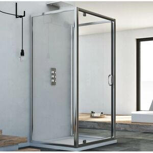 Idralite Sintesi Trio 1 - Porta doccia pieghevole - Trasparente - 185cm Idralite Sintesi Trio 1 - Porta doccia pieghevole - Trasparente - 185cm