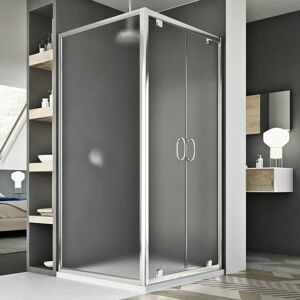 Idralite Mampara de ducha Sintesi Duo 2 Hojas - Rectangular 80x100 cm Idralite Mampara de ducha Sintesi Duo 2 Hojas - Rectangular 80x100 cm