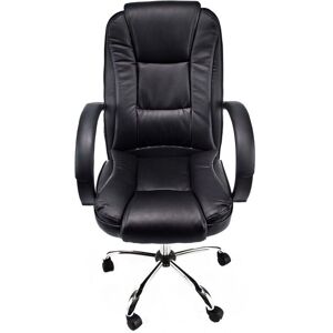 Silla de oficina ergonómica negra Idralite con ajuste de altura y reclinable Silla de oficina ergonómica negra Idralite con ajuste de altura y reclinable