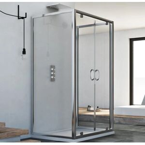 Idralite - Pannello doccia - Vetro di sicurezza da 6mm - Regolabile 88-90cm - Altezza 185cm Idralite - Pannello doccia - Vetro di sicurezza da 6mm - Regolabile 88-90cm - Altezza 185cm