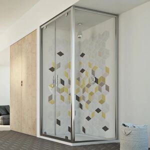 Idralite - Ducha Cristal Duo 2 Puertas - 90x110cm Idralite - Ducha Cristal Duo 2 Puertas - 90x110cm