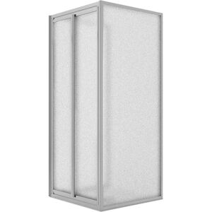 IDRALITE Cabina de ducha Clint - 3 lados 70x90x70cm, h185, cristal impreso IDRALITE Cabina de ducha Clint - 3 lados 70x90x70cm, h185, cristal impreso