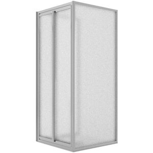 IDRALITE Cabina de Ducha Clint - 3 Lados 70x100x70cm - Vidrio Templado IDRALITE Cabina de Ducha Clint - 3 Lados 70x100x70cm - Vidrio Templado