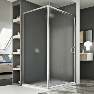 IDRALITE Mampara de ducha corredera 70x150cm - Vidrio impreso IDRALITE Mampara de ducha corredera 70x150cm - Vidrio impreso
