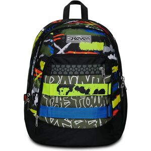 Seven Mochila - Multicolor Poliéster - Escuela y Viaje Seven Mochila - Multicolor Poliéster - Escuela y Viaje